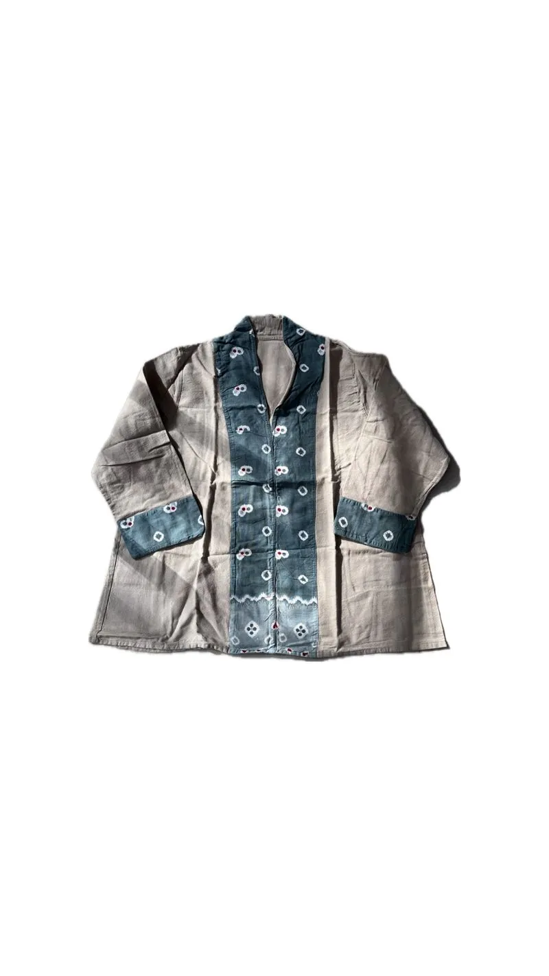 Cream Green Batik Top photo 1