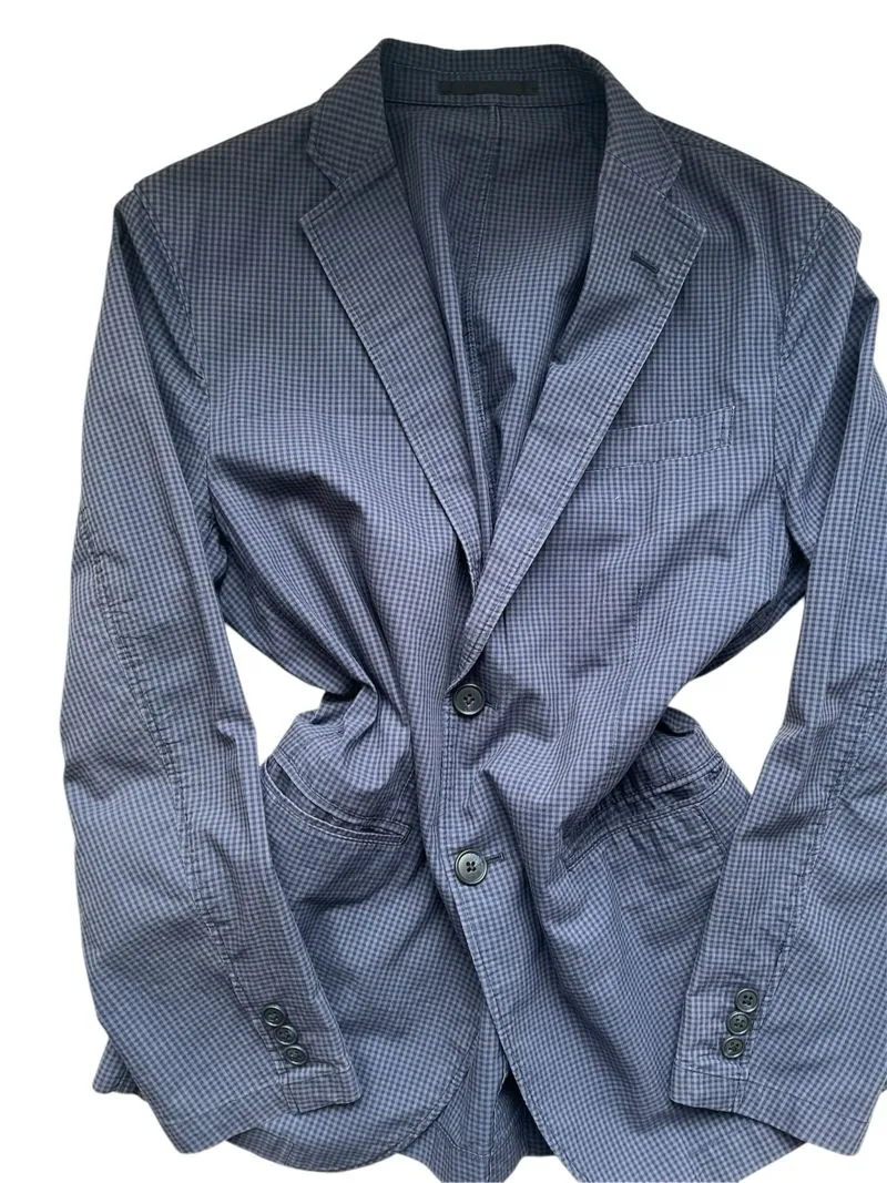 Uniqlo Y2K Minimalist Blazer Wanita navy photo 1