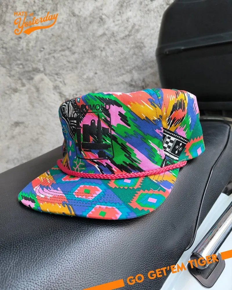 Topi Elastimold vintage floral ropehat  photo 1