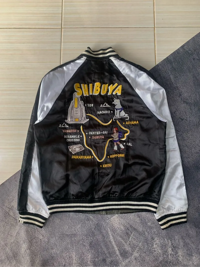 Vanquish & Fragment Streetwear Vintage Bomber jacket Pria black photo 1