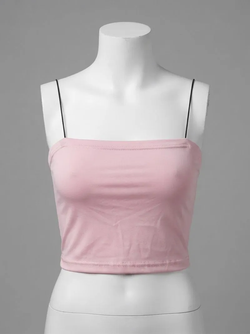 Tanktop spageti pink  photo 1