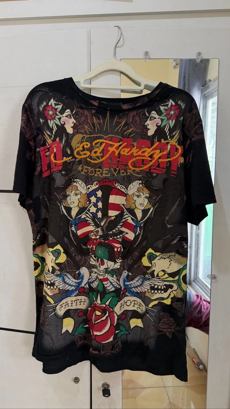 Ed Hardy T-Shirt Y2k photo 1