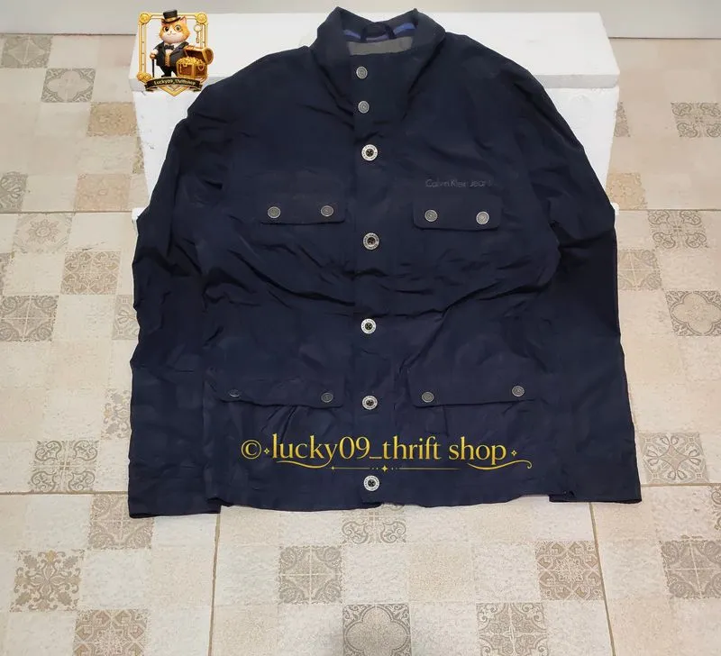 CALVIN KLEIN JEANS FIELD JACKET| UTILITY MILITARY STYLE photo 1