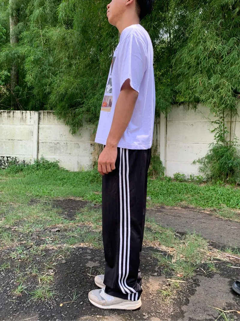 Skater Sportswear Sweatpants & Joggers Pria white black photo 1