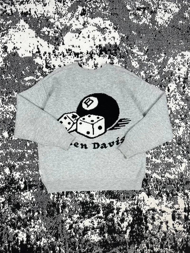 Ben Davis Knitwear Dice & Ball Grey photo 1