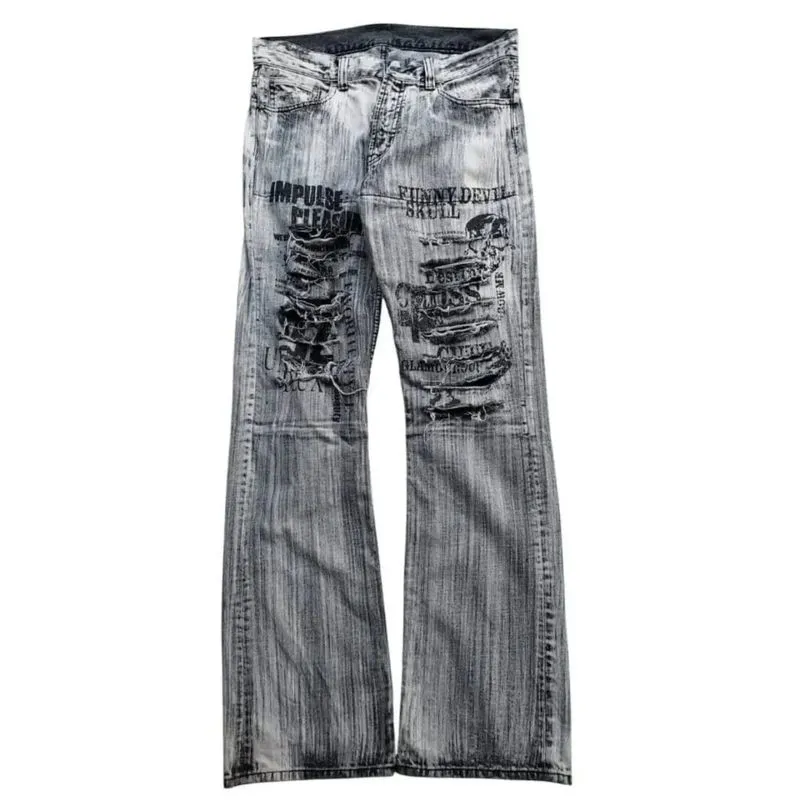 Distressed jeans y2k photo 1
