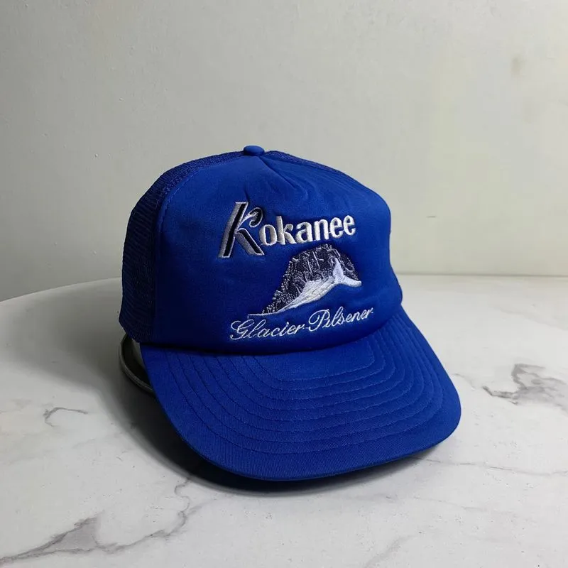 Vintage Trucker Hats Kokanee blue photo 1