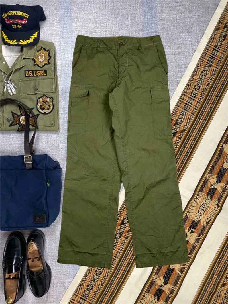 Rare Vintage 60’s OG 107 Trousers Junggle Cotton Poplin photo 1