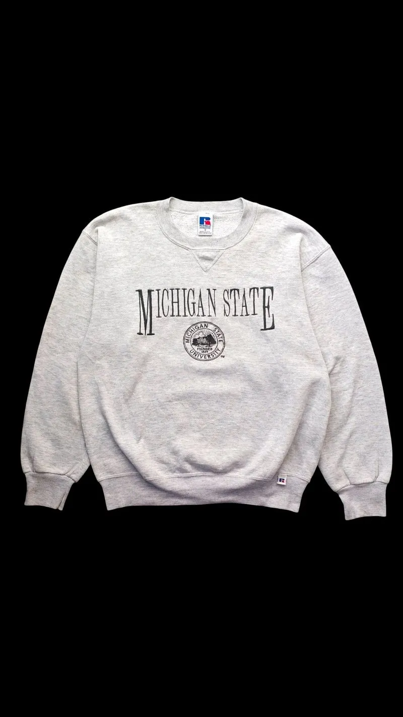 [MADE IN USA] Vintage Russell Athletic Crewneck Michigan photo 1