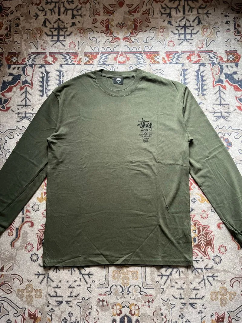 Stüssy World Tour long-sleeve t-shirt  photo 1