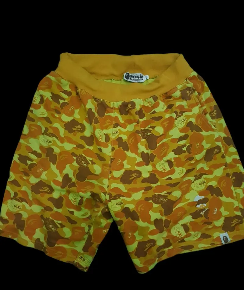 A Bathing Ape Luxury Short Pria orange photo 1