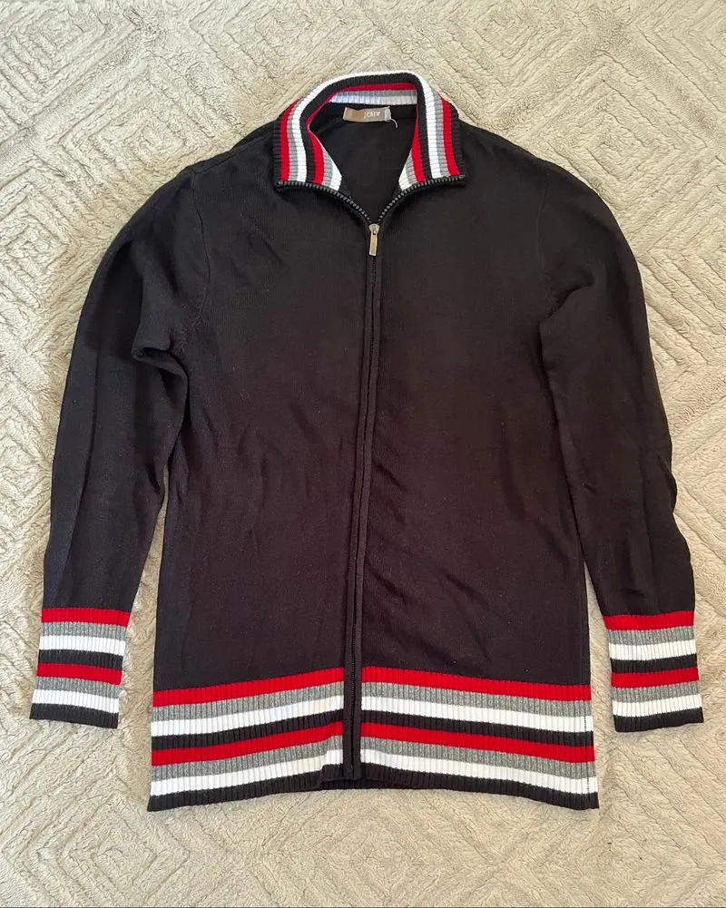 JCrew Full Zip Knit Jacket photo 1
