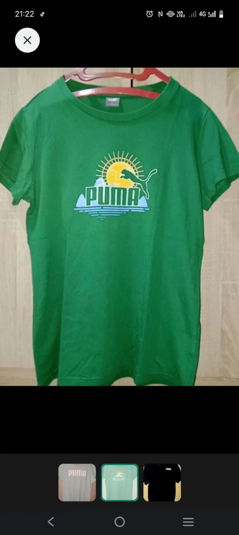 Puma green shirt photo 1