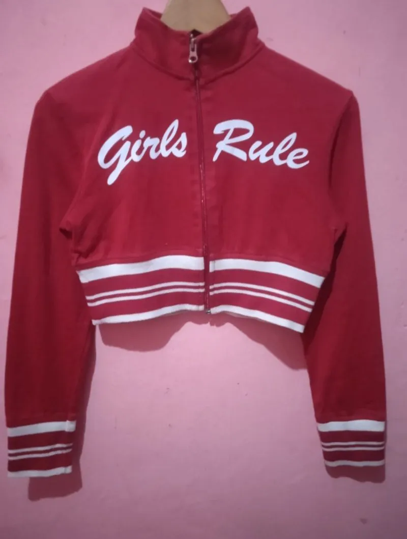 Baju Crop Ziper photo 1