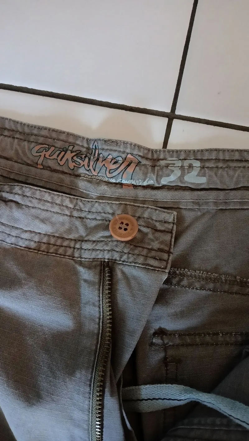 Quiksilver Streetwear Y2K Short Pria gray photo 1