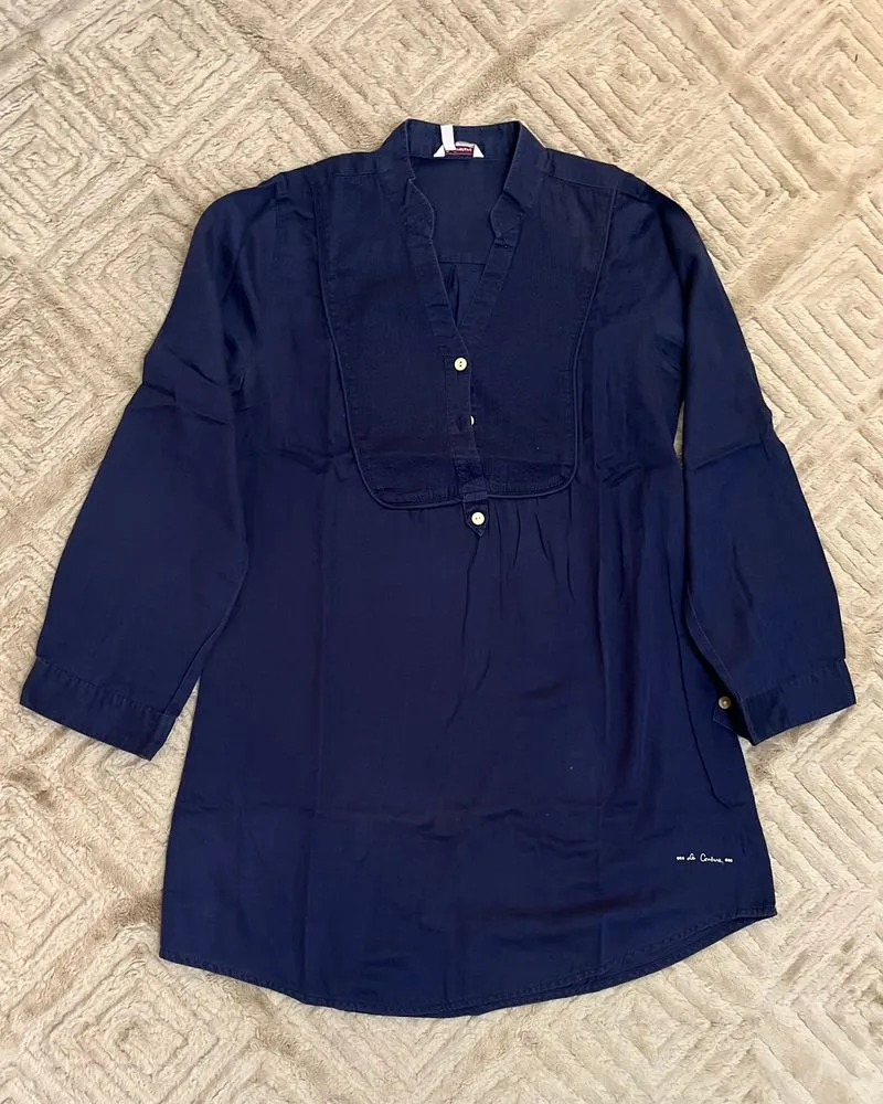Navy Tunic Blouse photo 1