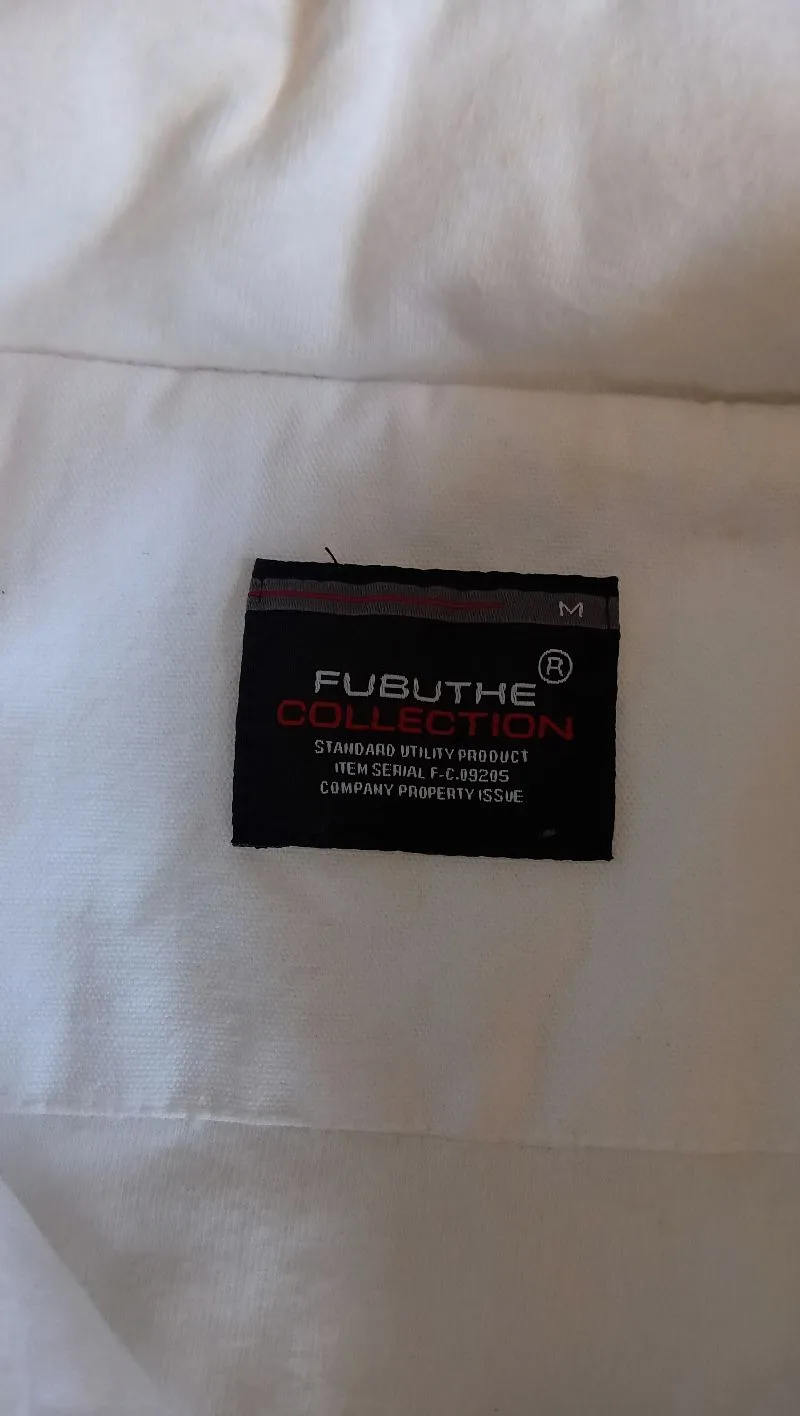 FUBU Streetwear Y2K Denim jacket Pria white photo 1