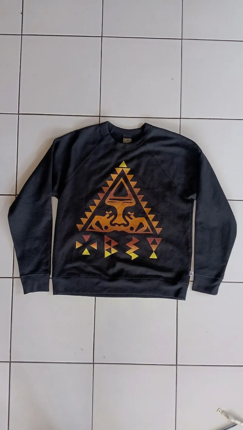 Obey Streetwear Vintage Sweater Pria black photo 1