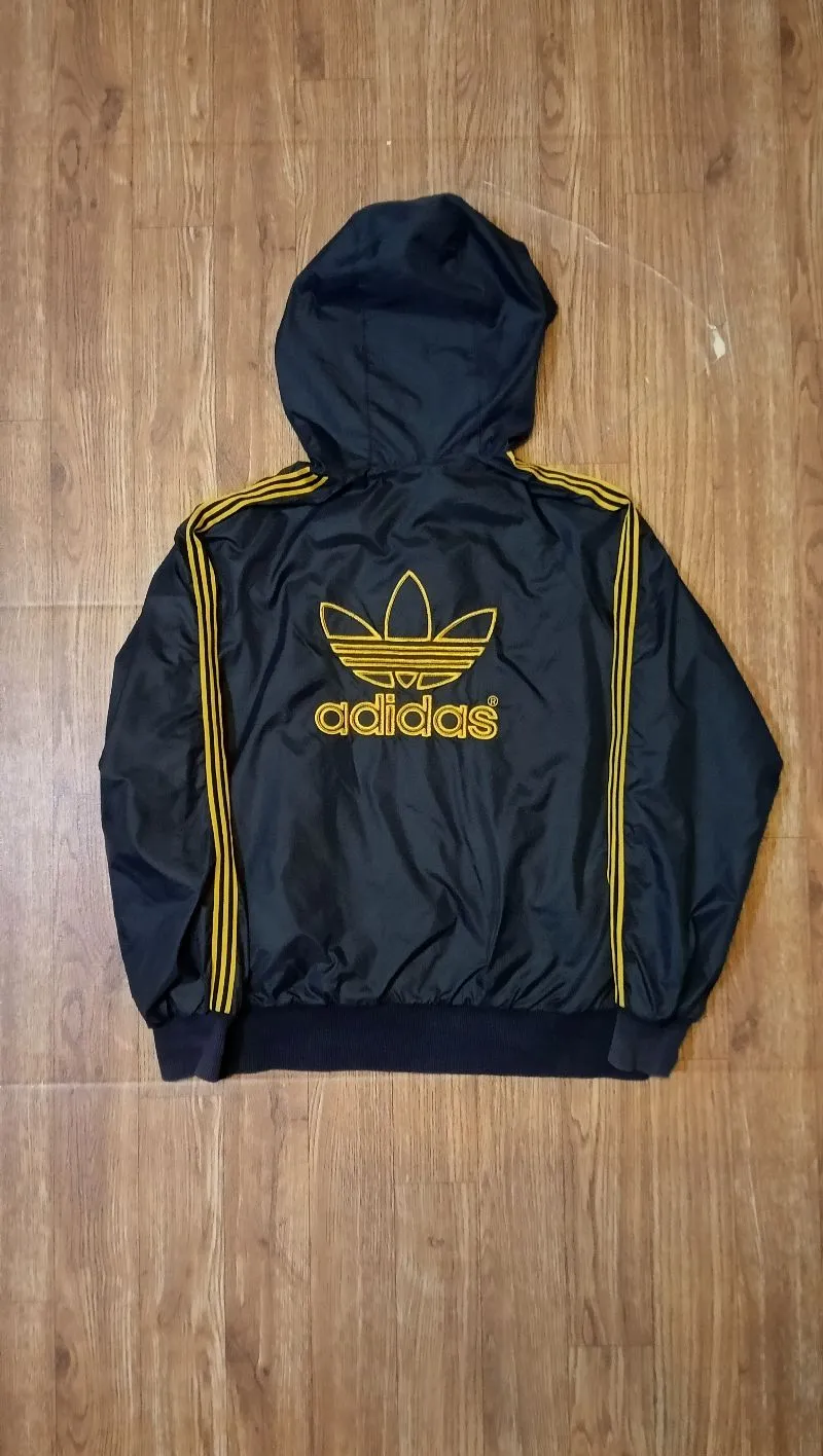 Adidas Casual Track jacket Pria yellow black photo 1