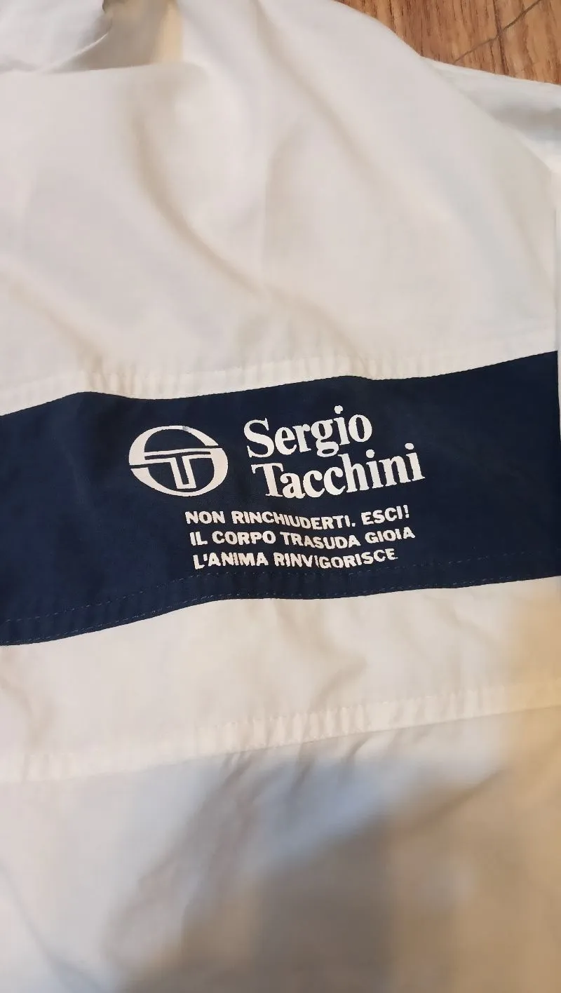 Sergio Tacchini Casual Windbreaker Pria white black photo 1
