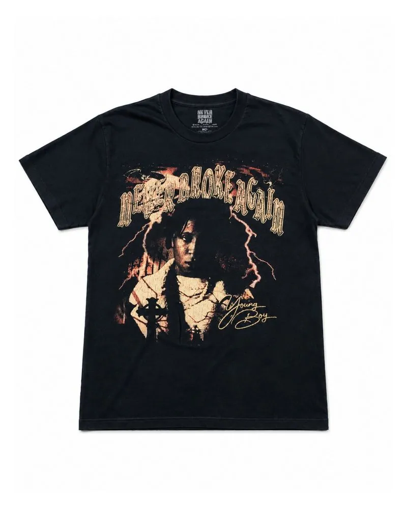 YoungBoy Never Broke Again NBA Black Rap Graphic Tee photo 1