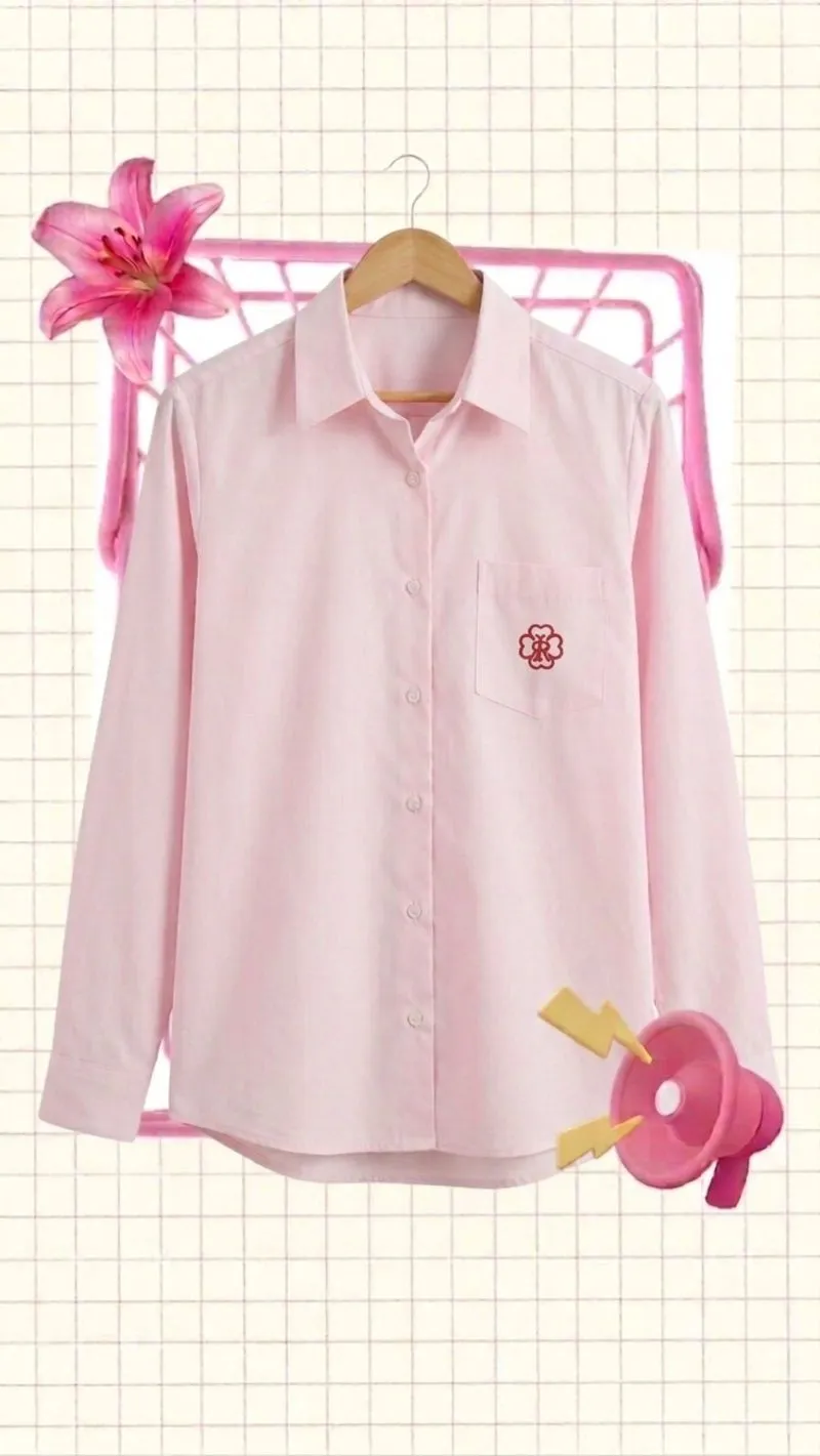 Kemeja pink baby  photo 1
