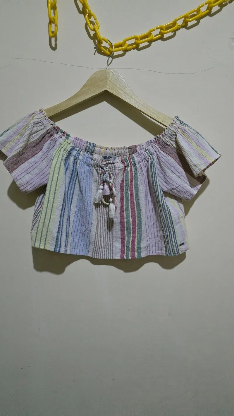 Pull n bear croptop summer photo 1