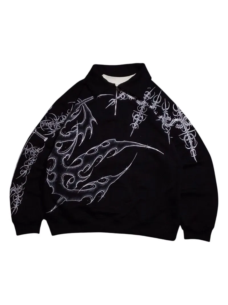Halfzip Black Handmade Painted
Custom by 𝕹𝕽𝕯𝕾𝕬𝕽𝕮𝕳𝖁 photo 1