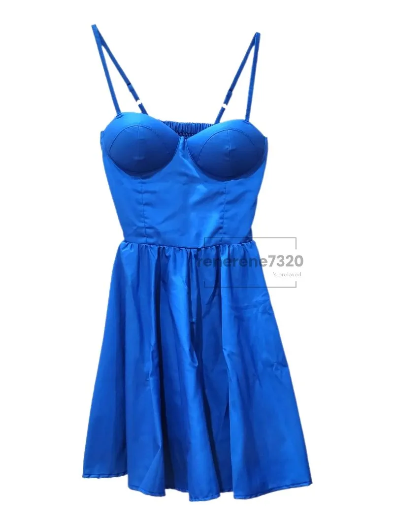 Vintage Coquette Prom dress Wanita blue photo 1