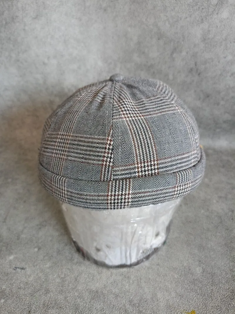 Miki Hat Docker Hat Tartan  photo 1