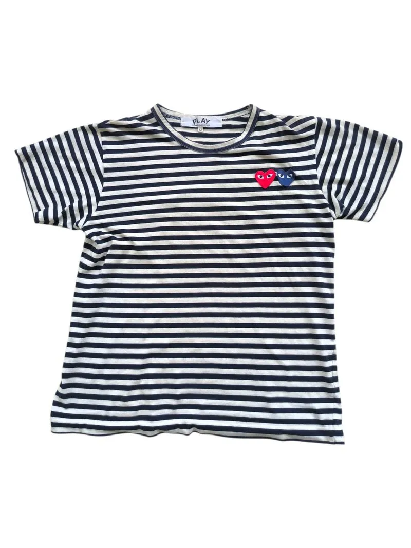 Play CDG Stripe Tee photo 1
