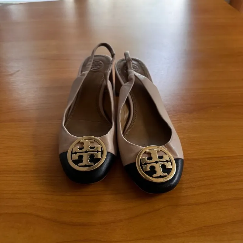 TORY BURCH BENTON 2 SLINGBACK PUMPS photo 1