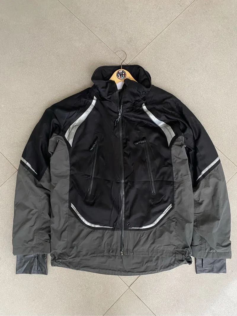 Biker Casual Track jacket Pria black gray photo 1