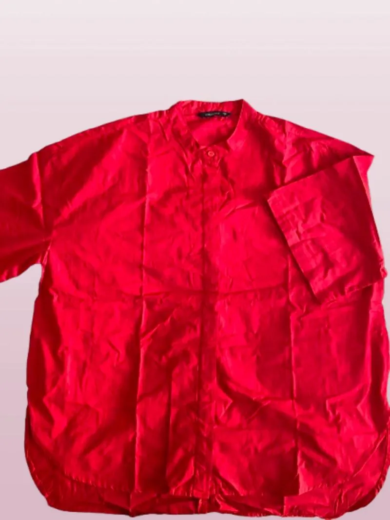 Executive Red Blouse photo 1