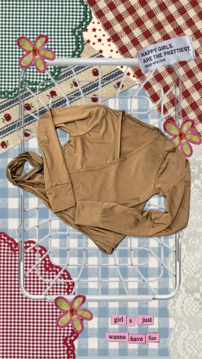Atasan Olahraga / Cross-Wrap Gym Top (bisa juga dipakai untu photo 1