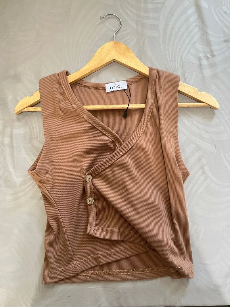 Orlo Wrap Vest Top photo 1