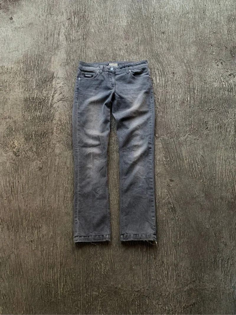 Item(s) : 2000s Burberry Washed Flare Denim Jeans photo 1