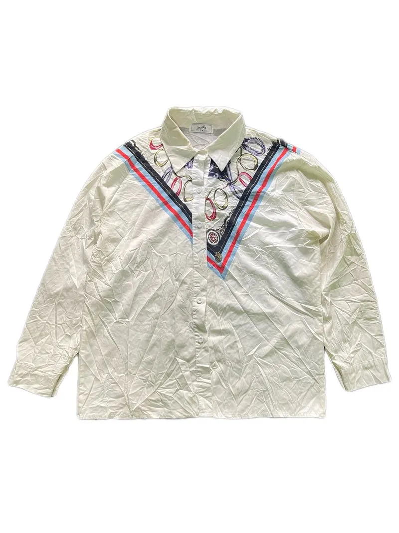 Hermes silk shirt photo 1