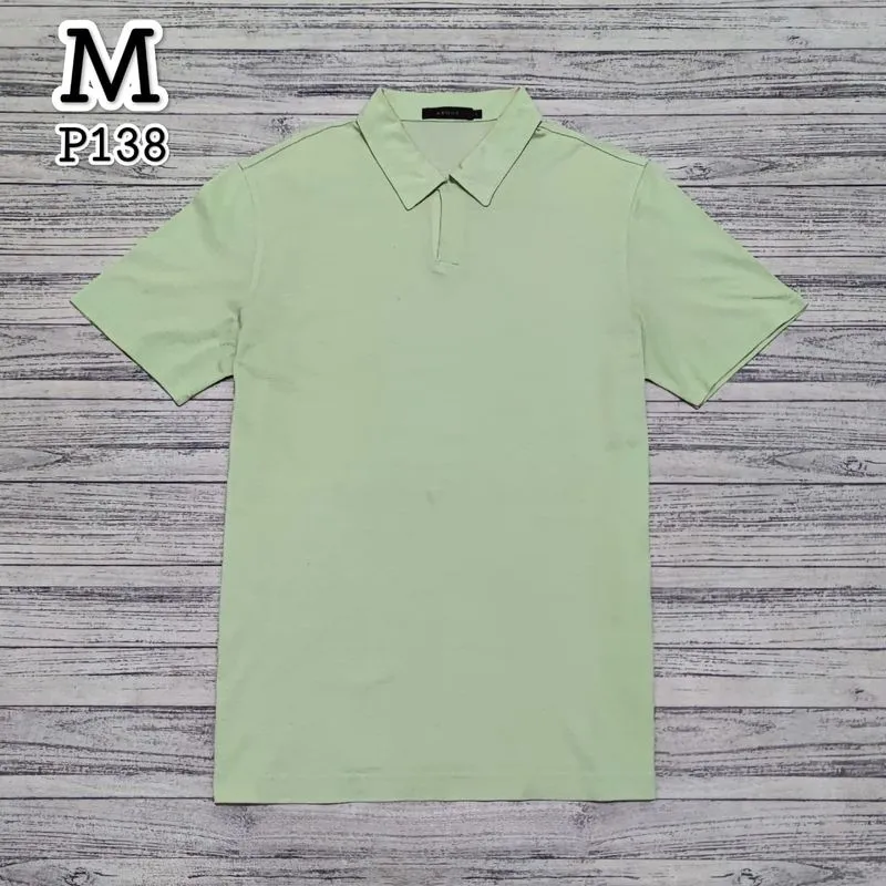 Casual Polo shirt Pria green photo 1