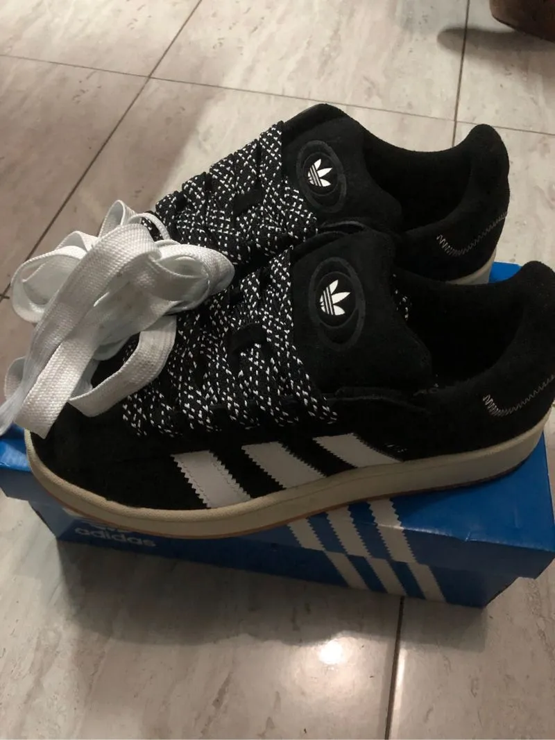 Adidas Casual Sneakers Pria white black photo 1