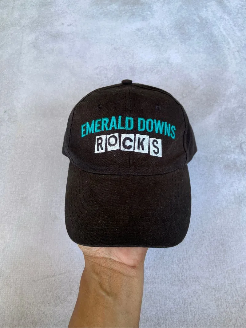 Dad cap EMERALD DOWNS ROCKS 90s photo 1