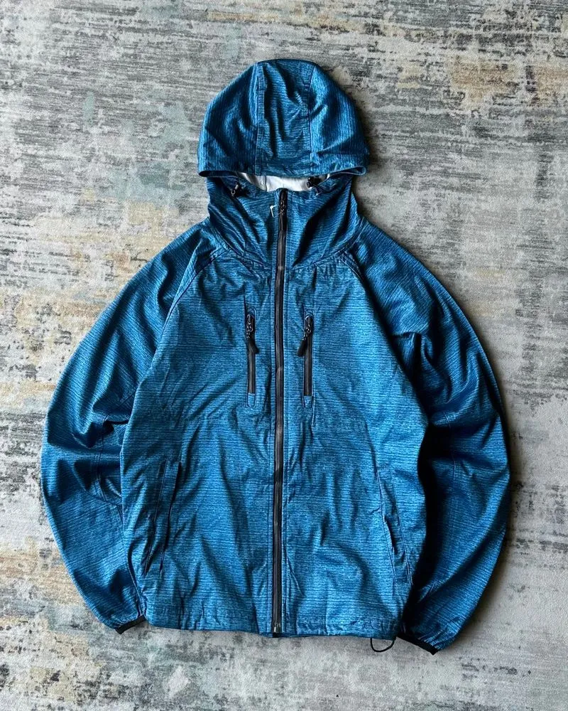 OUTDOOR JACKET BLUE PATTERN photo 1