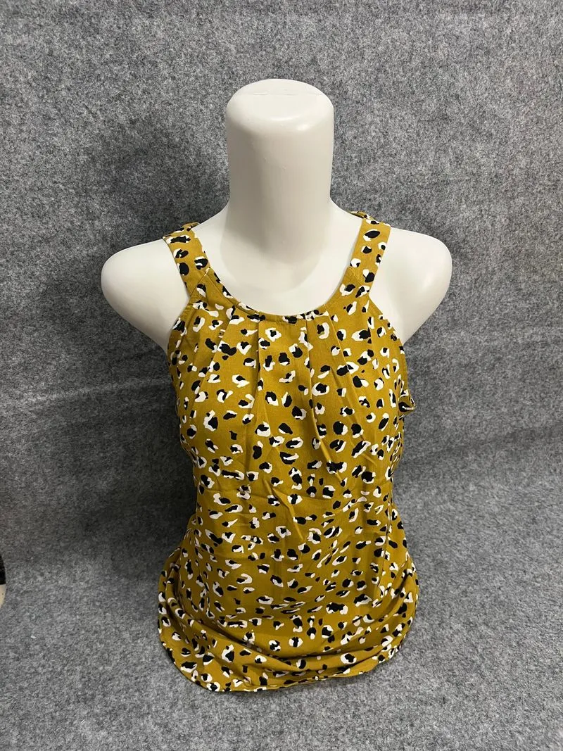 PL Halter top wanita atasan wanita - warna kuning - 1pcs photo 1