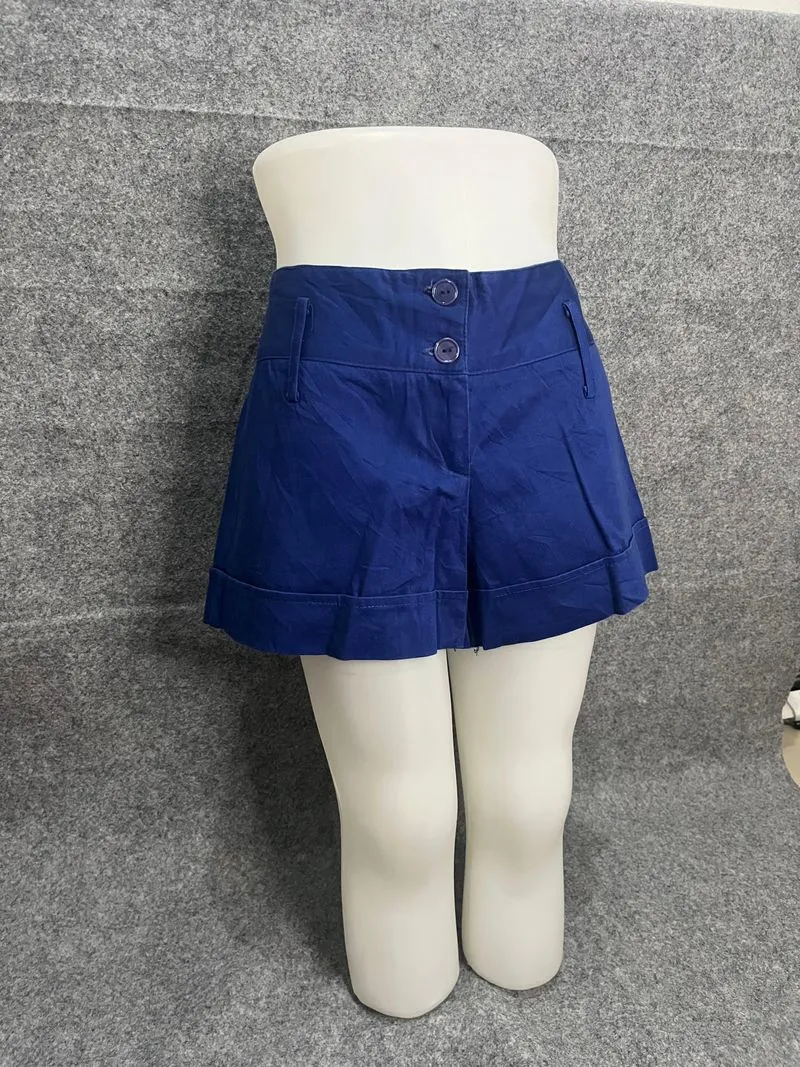 PL Hot pants wanita - good quality warna biru - ready 1pcs photo 1