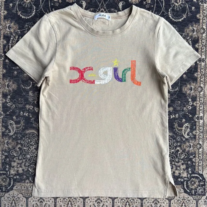 Xgirl Cream Cute Quotes Statement Baby Tee photo 1