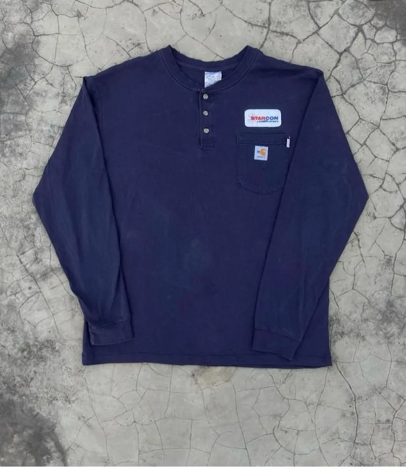Carhartt Streetwear T-shirt Pria navy photo 1