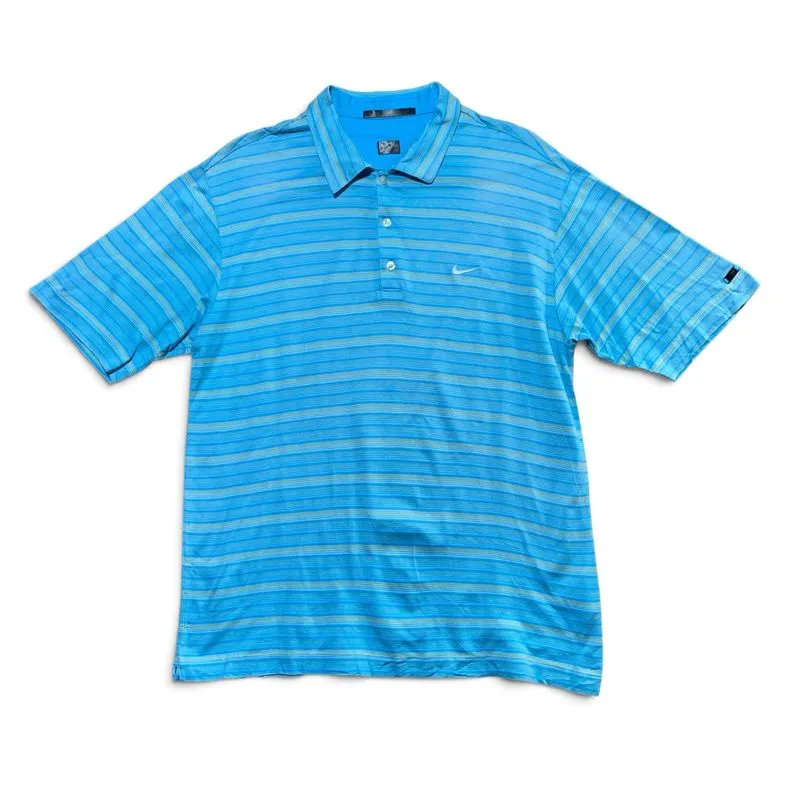 Nike Tiger Woods Golf Stripe Polo Shirt photo 1