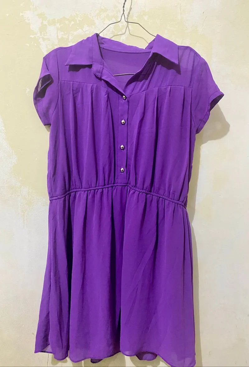 Purple dress photo 1