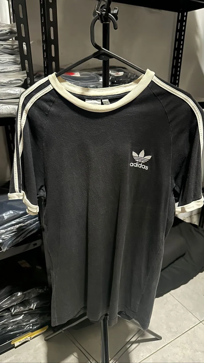 adidas ringer tee black photo 1