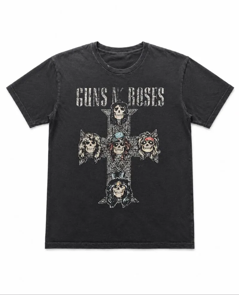 Kaos Band Guns N' Roses "Appetite for Destruction" Cross Vin photo 1